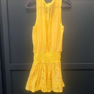 yellow ramy brook dress/coverup